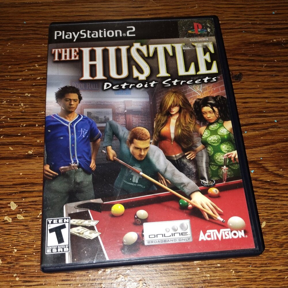 The Hustle Detroit Streets (Sony Playstation 2, PS2, 2006) Complete